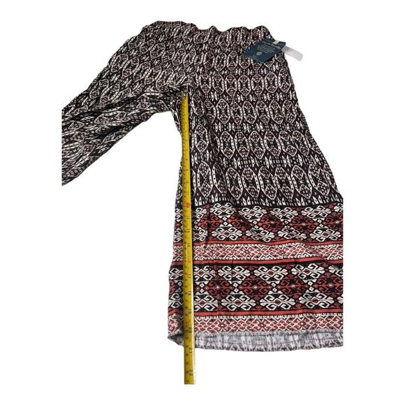 Democracy Skyrise Border Print Cropped Pant in Amber Spice Size Small NEW Boho - Picture 12 of 15